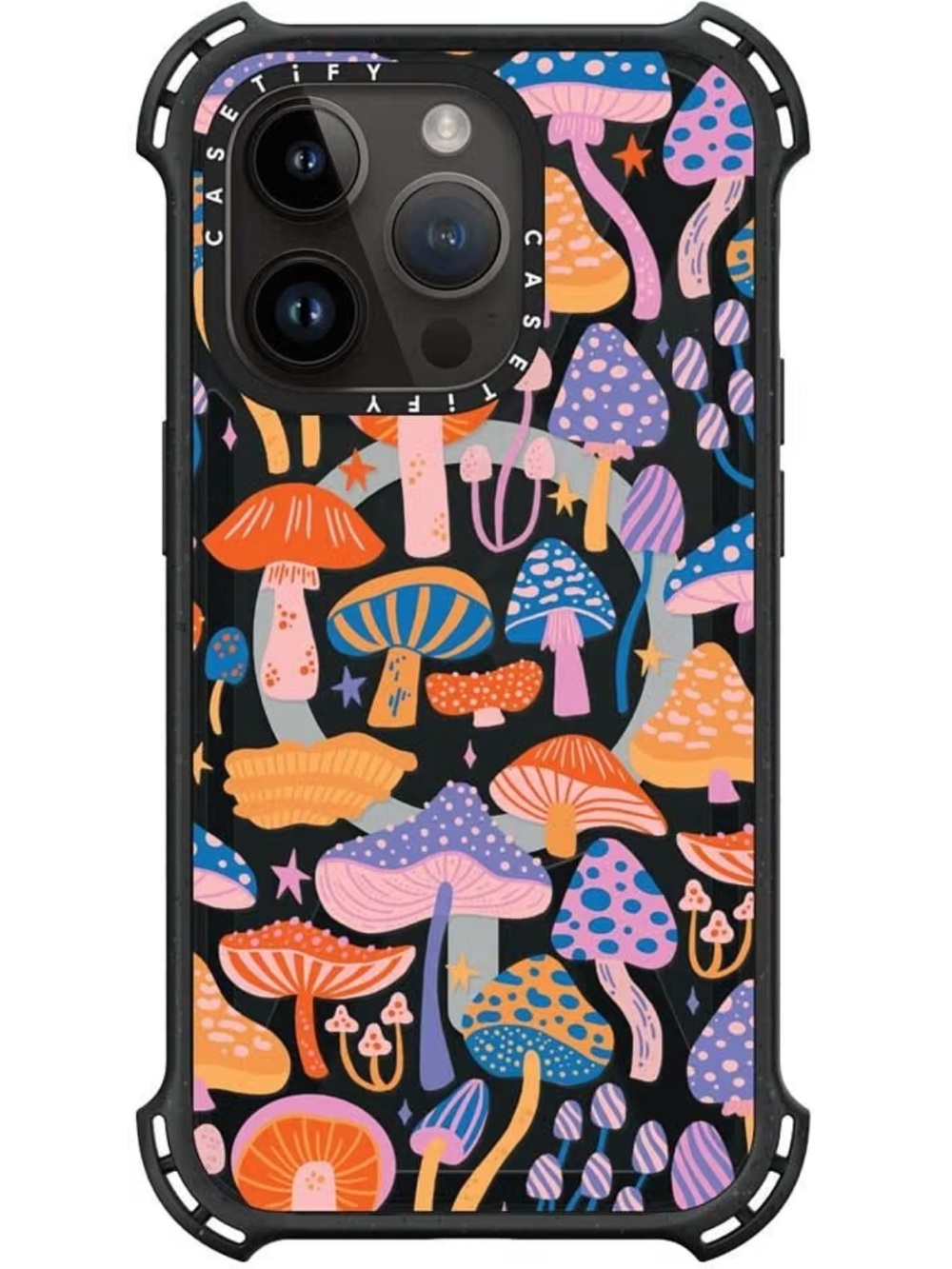 CASETiFY Bounce iPhone 14 Pro Case Magic Mushrooms